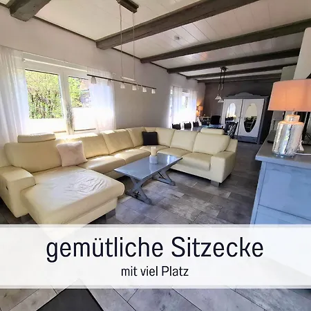 Odisheim - Hunde Willkommen, Nicht Nur Geduldet - Hoher Zaun - Terrasse - Infrarotkabine - Familienfreundlich Odisheim