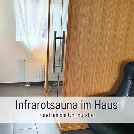 Odisheim - Hunde Willkommen, Nicht Nur Geduldet - Hoher Zaun - Terrasse - Infrarotkabine - Familienfreundlich Odisheim